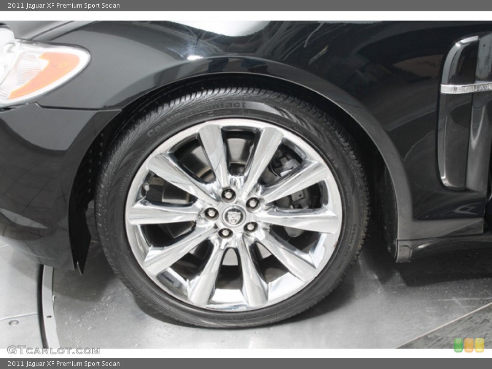 2011 Jaguar XF Premium Sport Sedan Wheel and Tire Photo #78383546