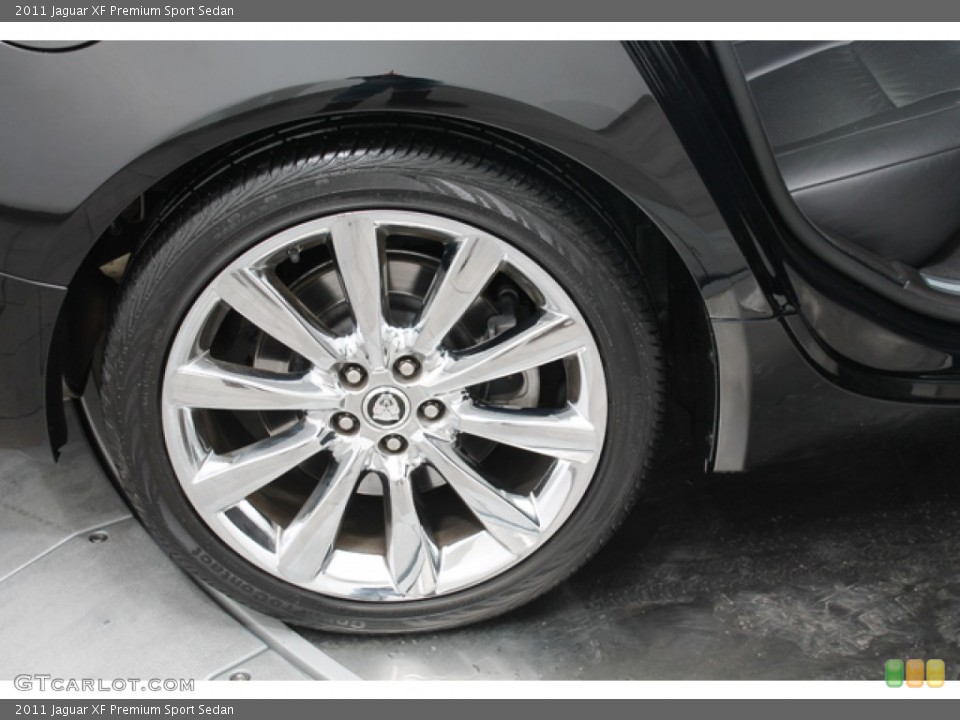 2011 Jaguar XF Premium Sport Sedan Wheel and Tire Photo #78383619