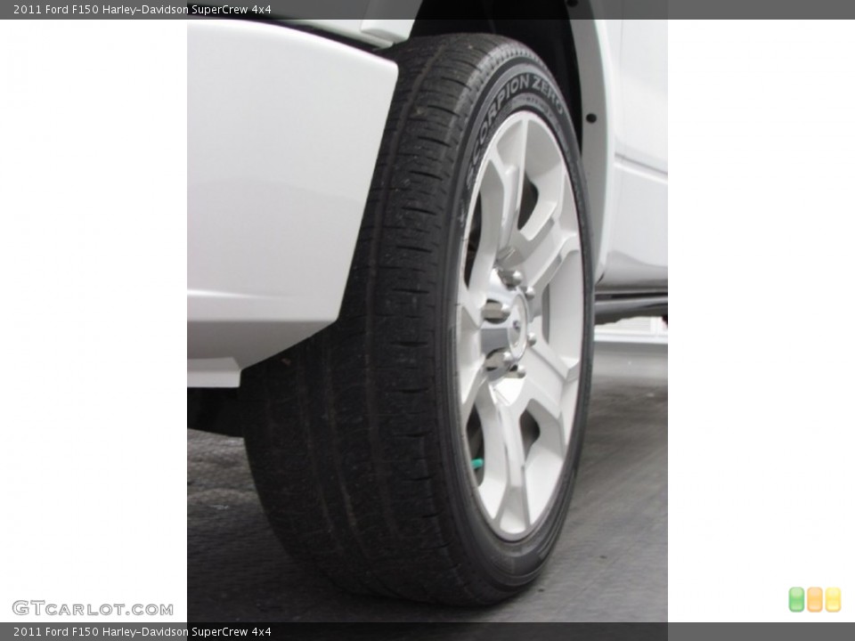 2011 Ford F150 Harley-Davidson SuperCrew 4x4 Wheel and Tire Photo #78389443