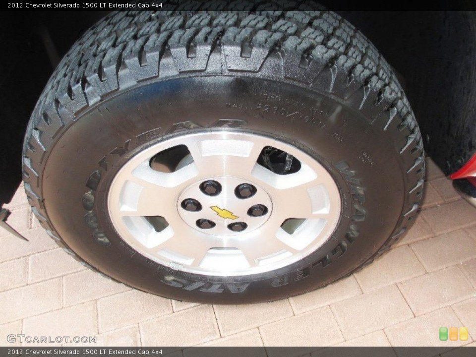 2012 Chevrolet Silverado 1500 LT Extended Cab 4x4 Wheel and Tire Photo #78390557