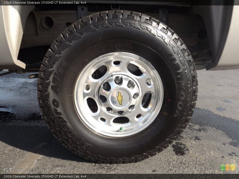 2009 Chevrolet Silverado 2500HD LT Extended Cab 4x4 Wheel and Tire Photo #78393176