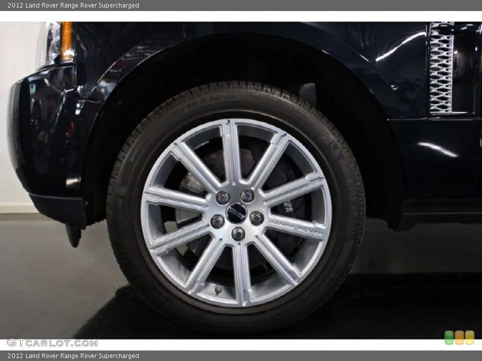 2012 Land Rover Range Rover Supercharged Wheel and Tire Photo #78398363