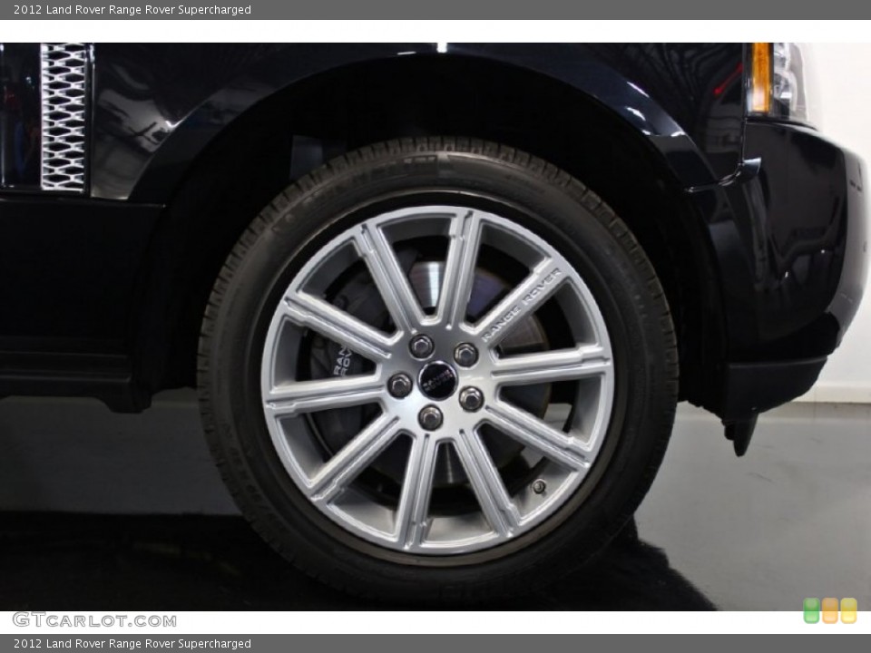 2012 Land Rover Range Rover Supercharged Wheel and Tire Photo #78398383