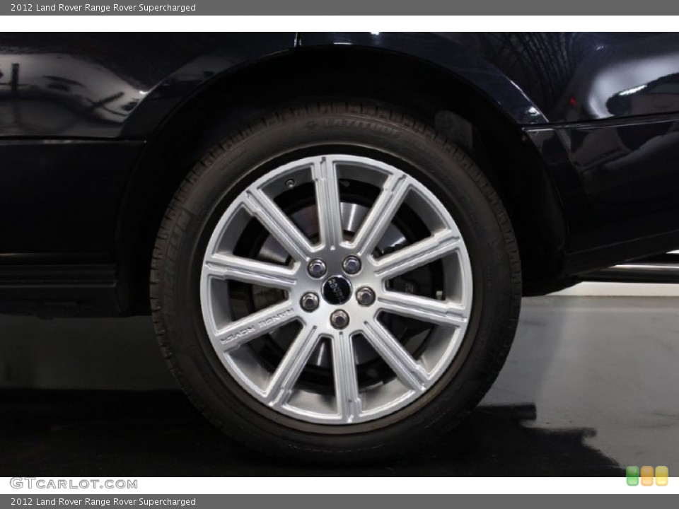 2012 Land Rover Range Rover Supercharged Wheel and Tire Photo #78398399