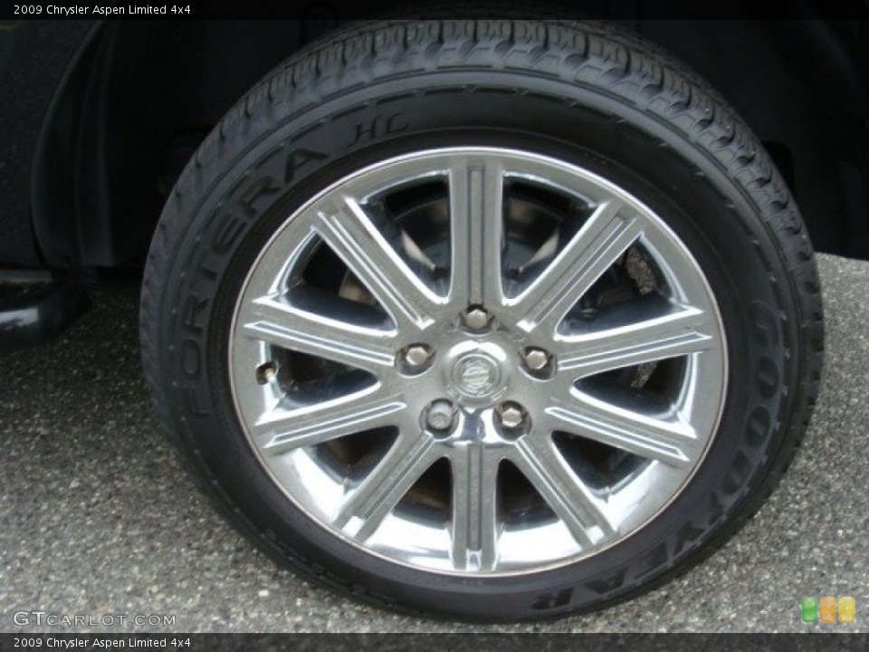 2009 Chrysler Aspen Limited 4x4 Wheel and Tire Photo #78400252