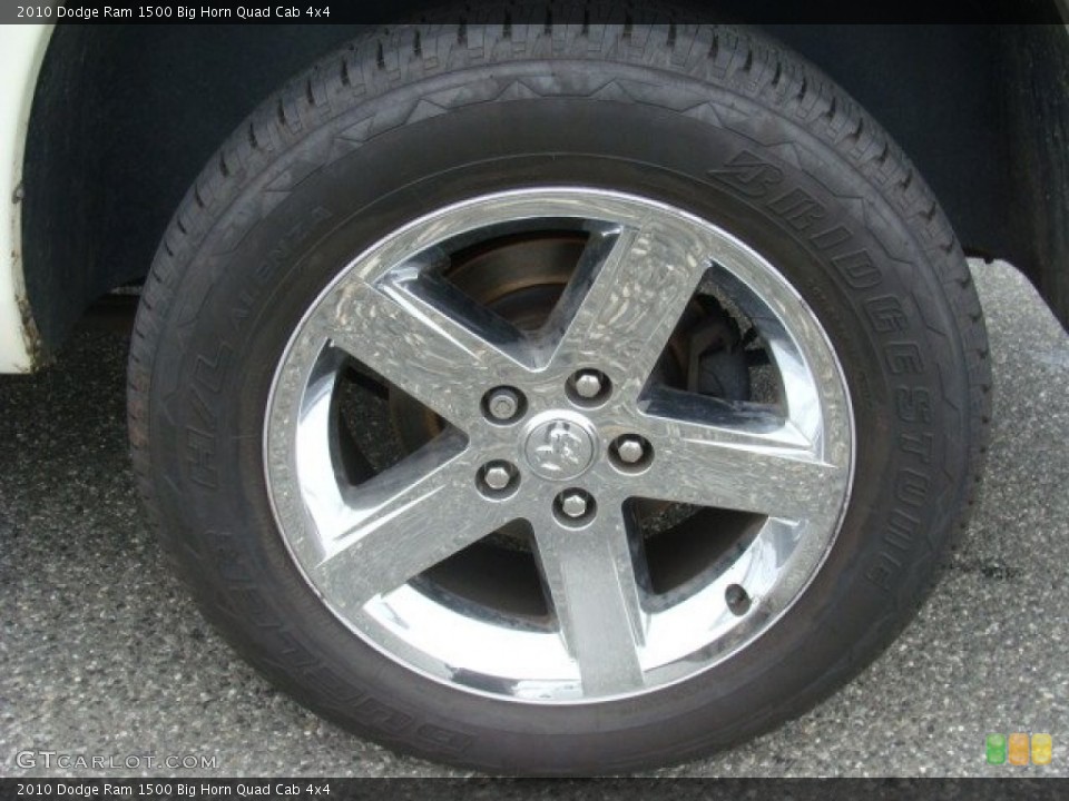 2010 Dodge Ram 1500 Big Horn Quad Cab 4x4 Wheel and Tire Photo #78401189