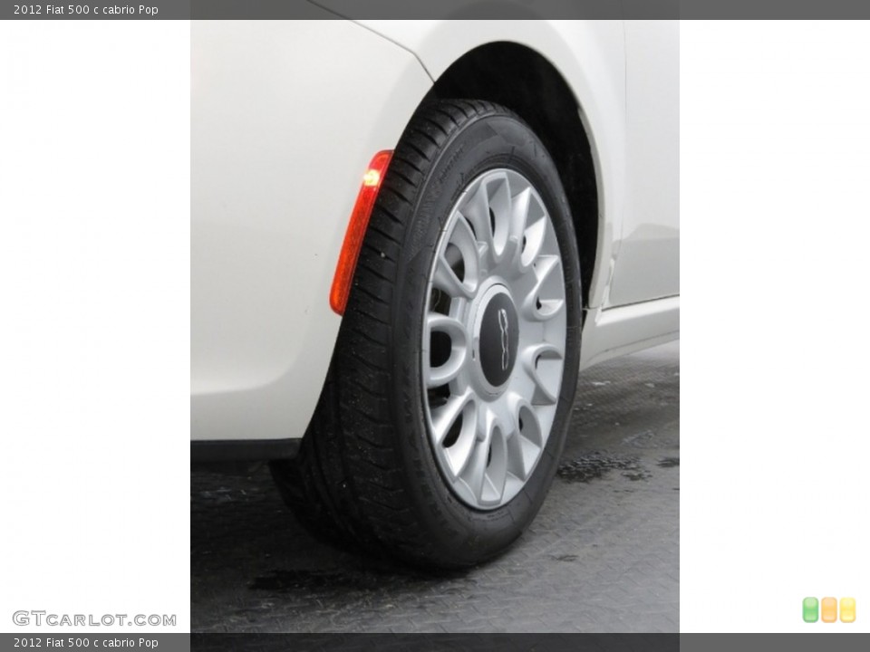 2012 Fiat 500 c cabrio Pop Wheel and Tire Photo #78402792