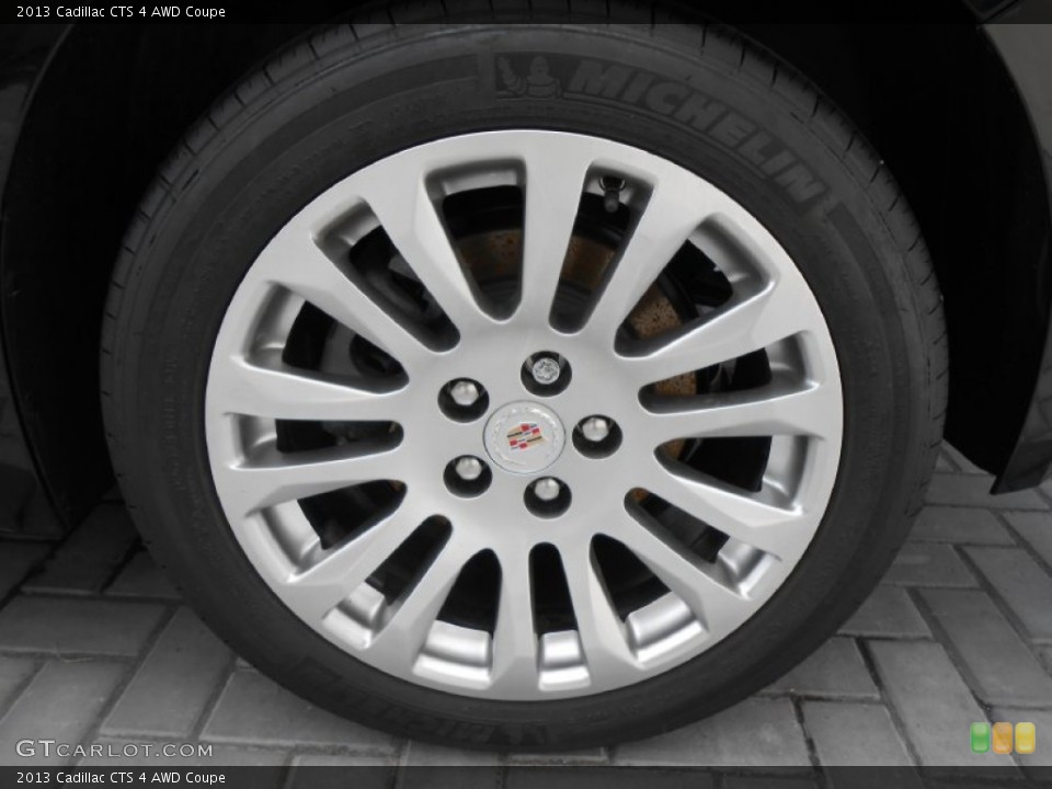 2013 Cadillac CTS 4 AWD Coupe Wheel and Tire Photo #78409139