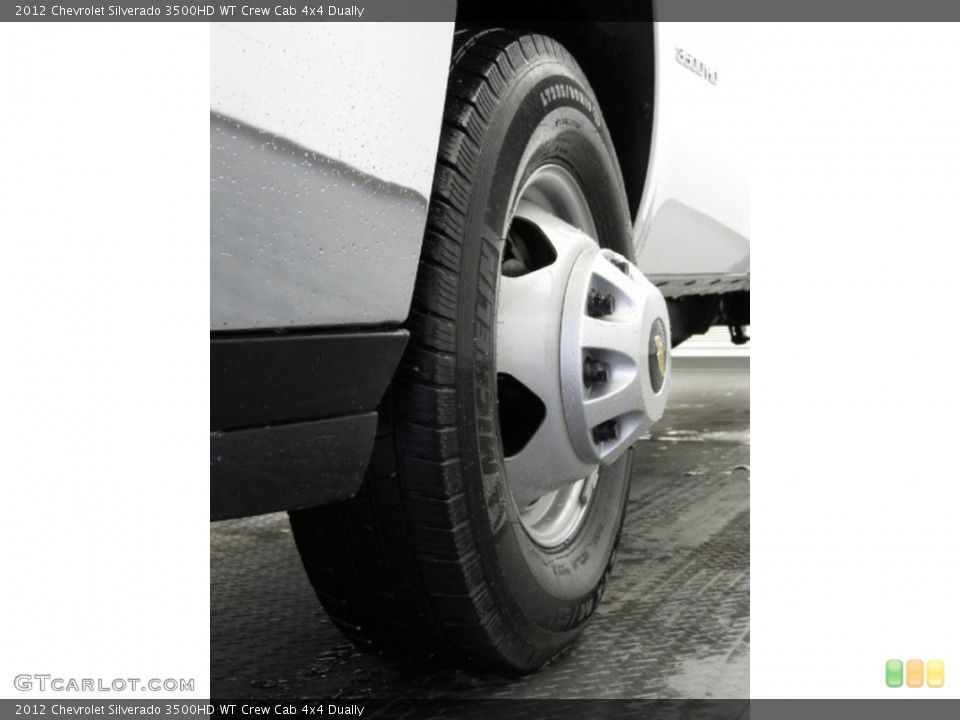 2012 Chevrolet Silverado 3500HD WT Crew Cab 4x4 Dually Wheel and Tire Photo #78413327