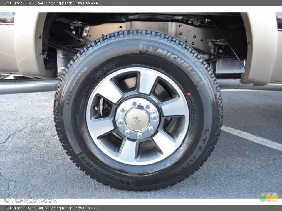 2013 Ford F350 Super Duty King Ranch Crew Cab 4x4 Wheel and Tire Photo #78415432