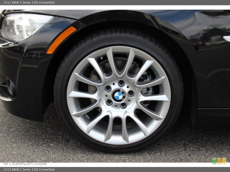 2013 BMW 3 Series 328i Convertible Wheel and Tire Photo #78418502