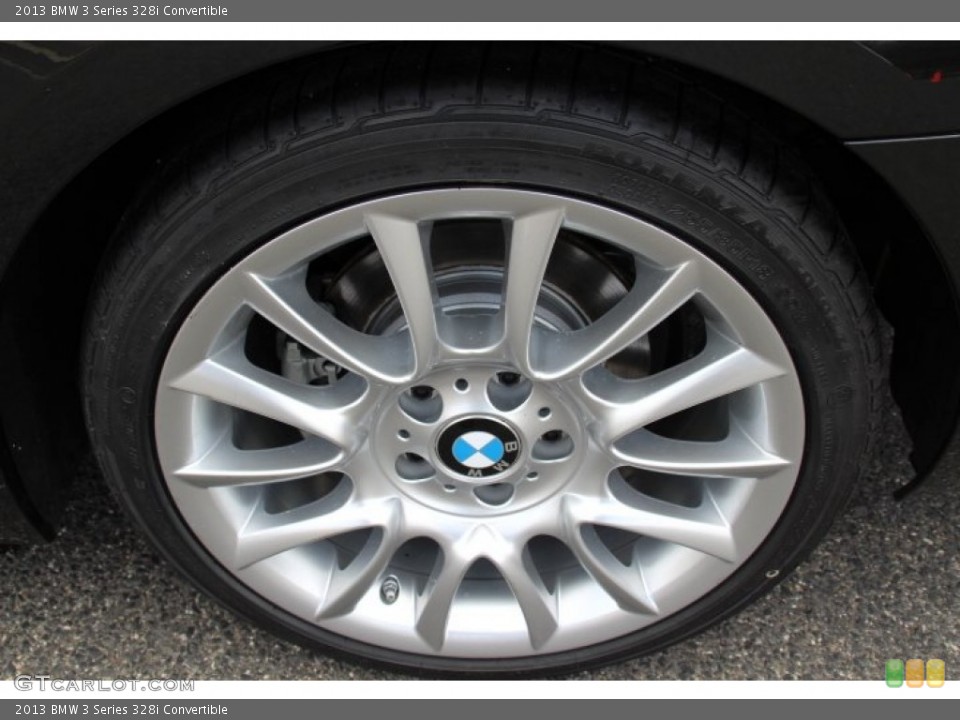 2013 BMW 3 Series 328i Convertible Wheel and Tire Photo #78418526