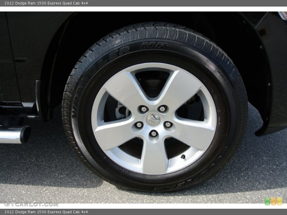 2012 Dodge Ram 1500 Express Quad Cab 4x4 Wheel and Tire Photo #78420188