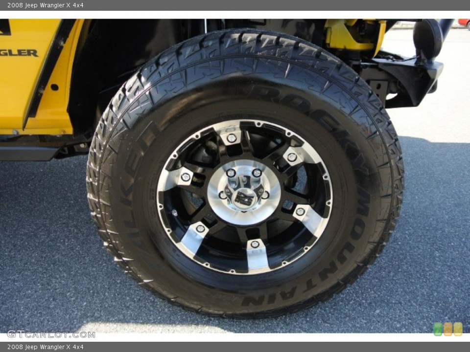 2008 Jeep Wrangler Custom Wheel and Tire Photo #78422006