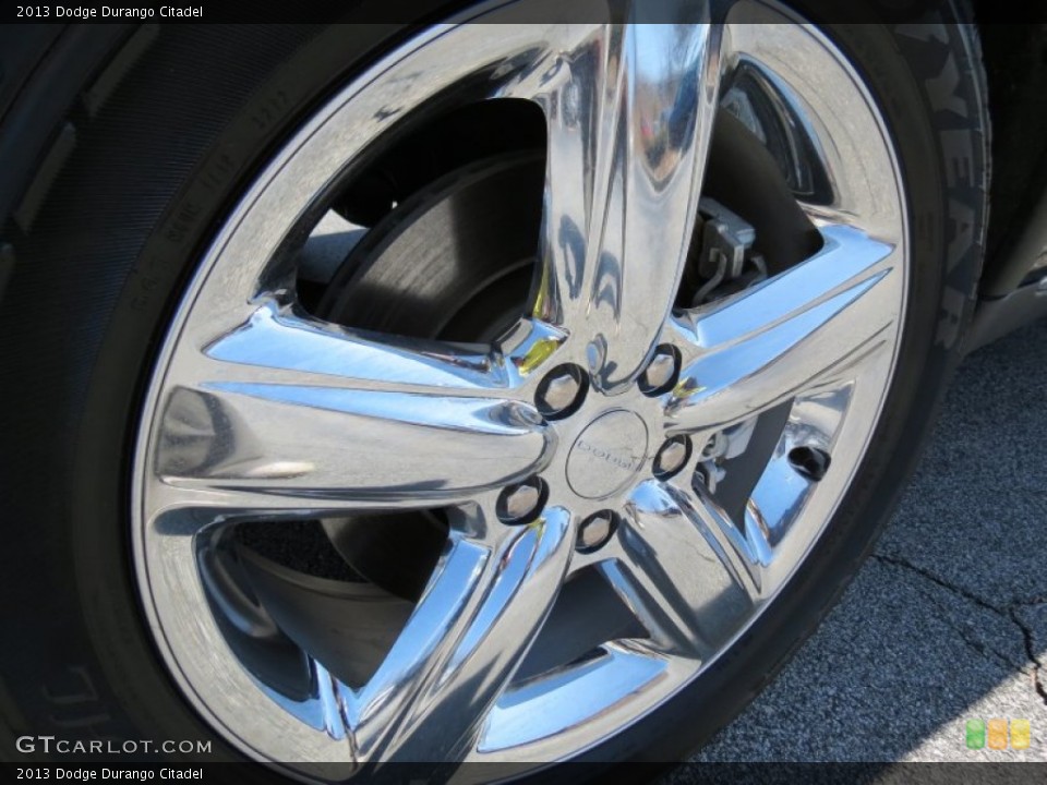 2013 Dodge Durango Citadel Wheel and Tire Photo #78428241