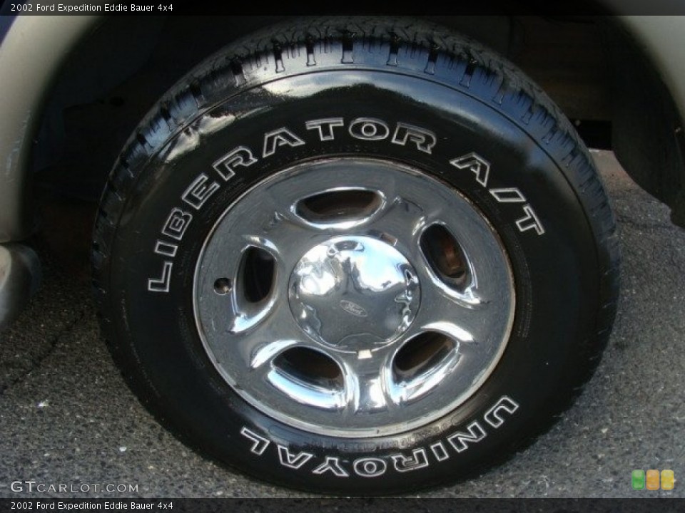 2002 Ford Expedition Eddie Bauer 4x4 Wheel and Tire Photo #78428723