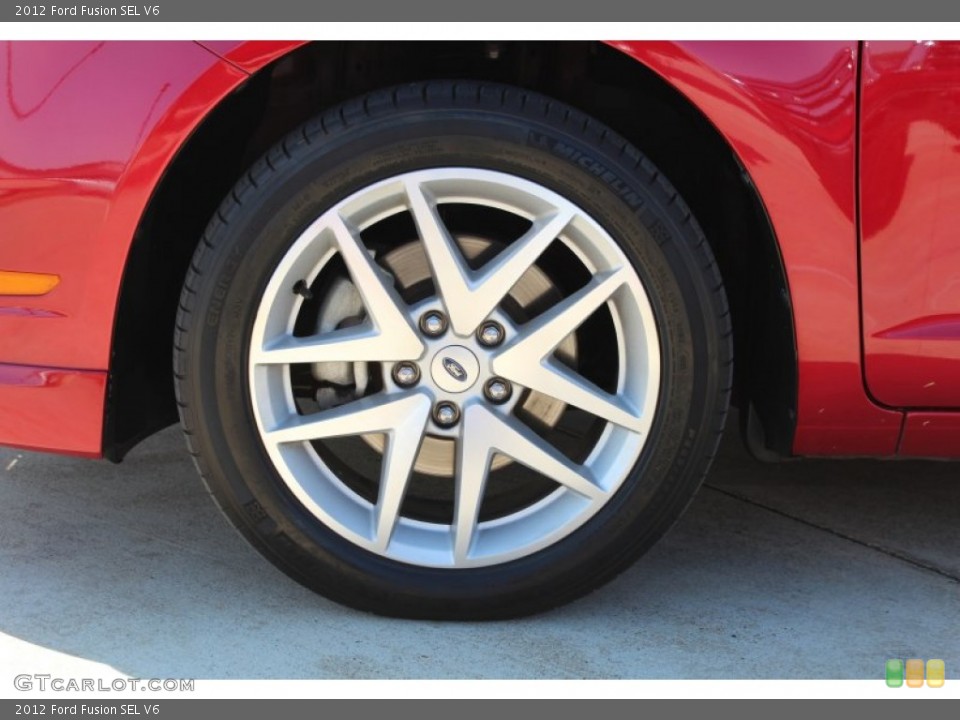 2012 Ford Fusion SEL V6 Wheel and Tire Photo #78429363
