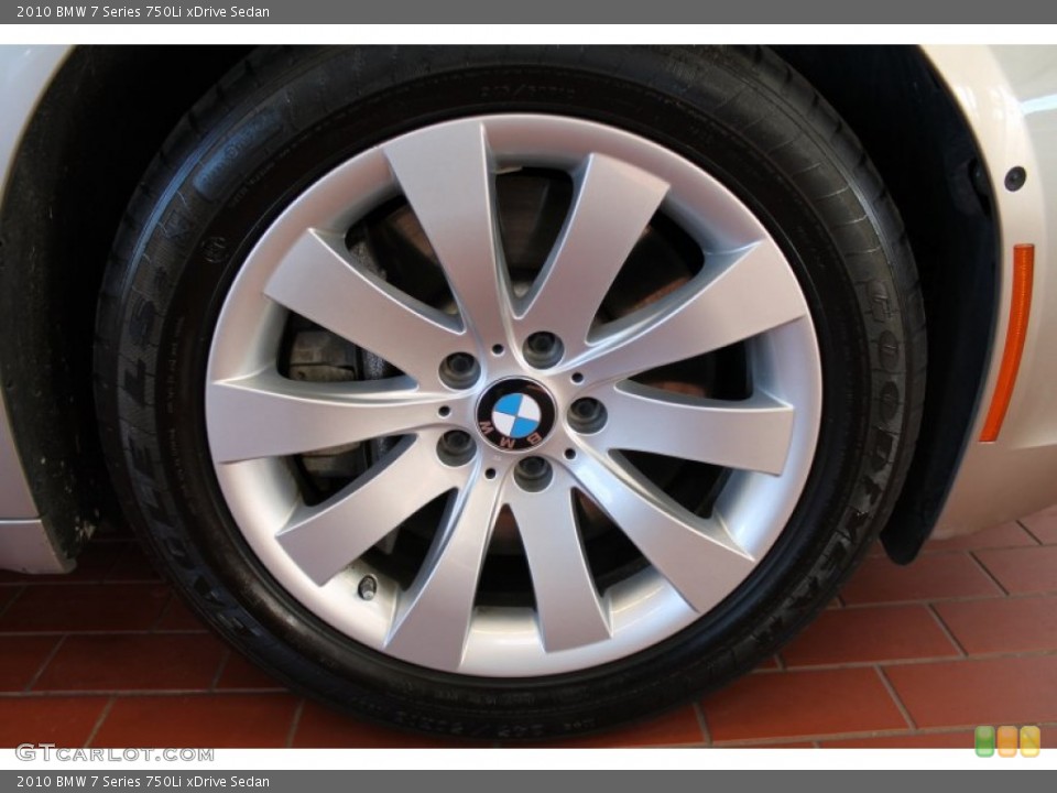 2010 BMW 7 Series 750Li xDrive Sedan Wheel and Tire Photo #78432740