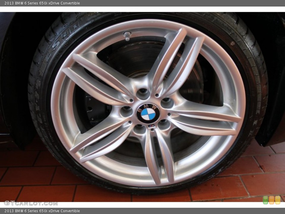 2013 BMW 6 Series 650i xDrive Convertible Wheel and Tire Photo #78434453