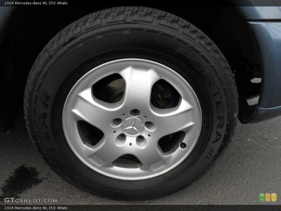 2004 Mercedes-Benz ML 350 4Matic Wheel and Tire Photo #78435959