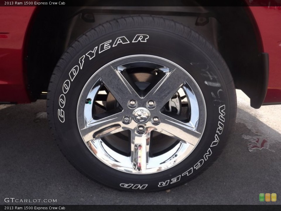 2013 Ram 1500 Express Crew Cab Wheel and Tire Photo #78436091