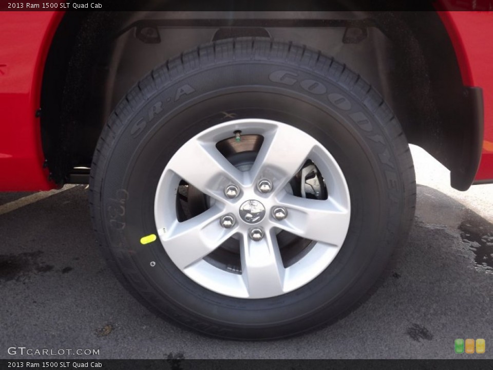 2013 Ram 1500 SLT Quad Cab Wheel and Tire Photo #78436436