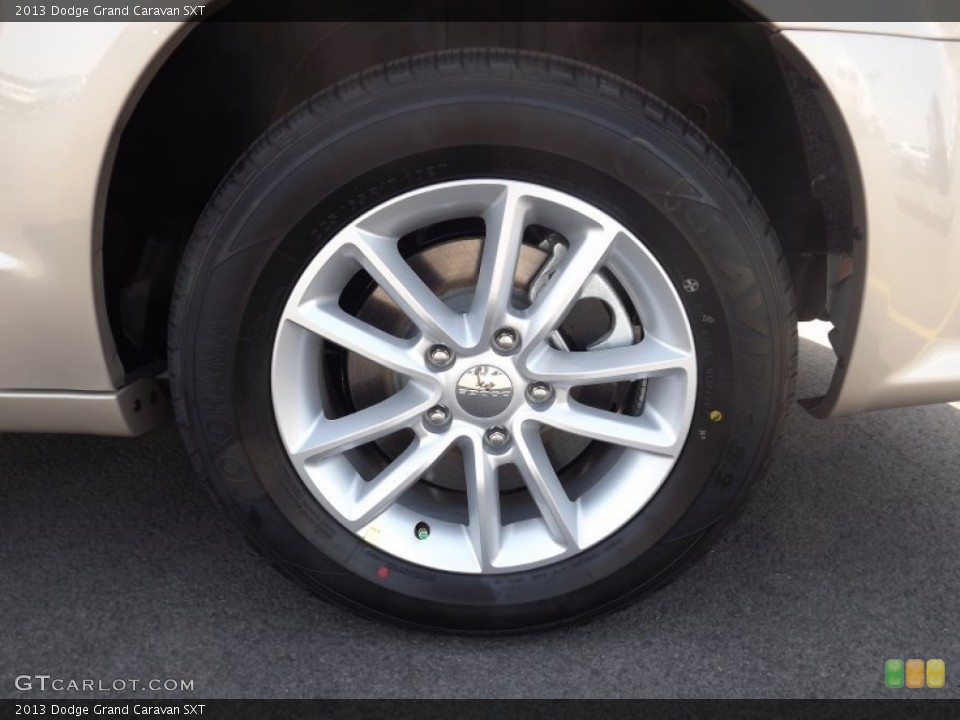 2013 Dodge Grand Caravan SXT Wheel and Tire Photo #78436789