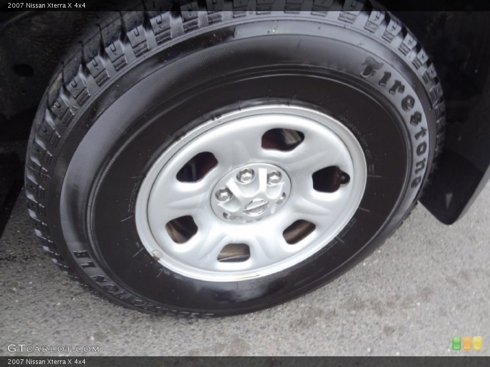 2007 Nissan Xterra X 4x4 Wheel and Tire Photo #78440279