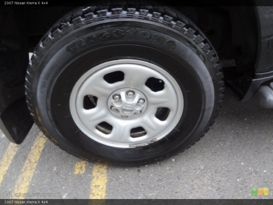 2007 Nissan Xterra X 4x4 Wheel and Tire Photo #78440297