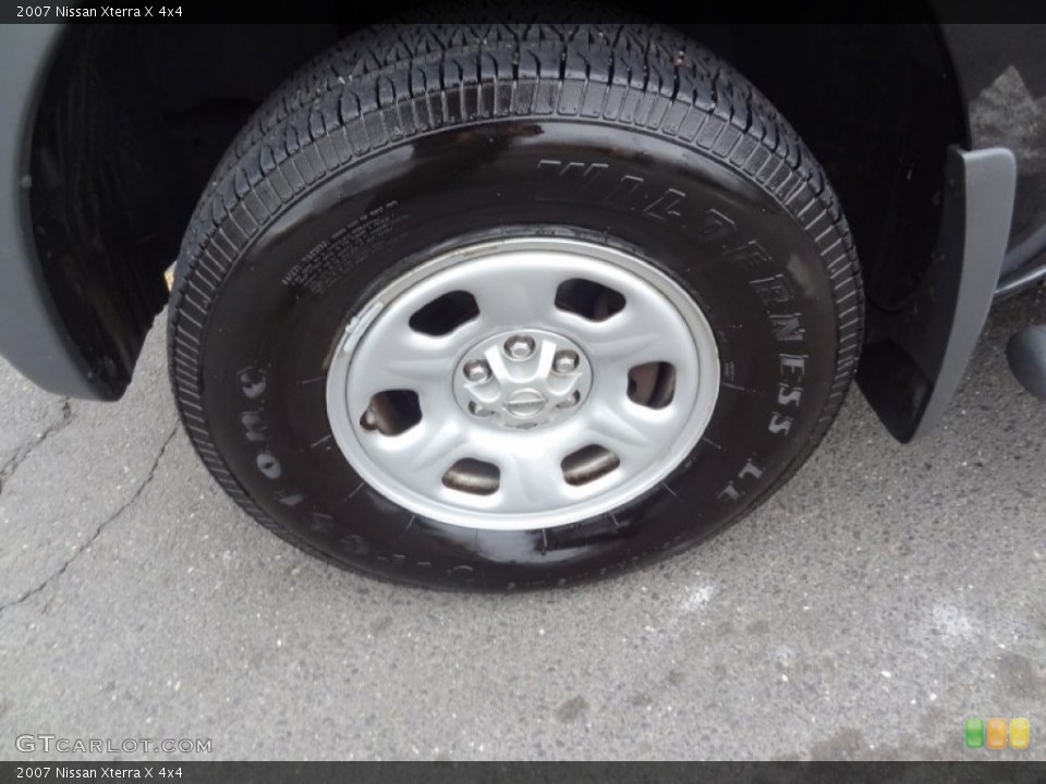 2007 Nissan Xterra X 4x4 Wheel and Tire Photo #78440336