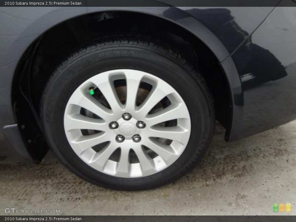2010 Subaru Impreza 2.5i Premium Sedan Wheel and Tire Photo #78444929