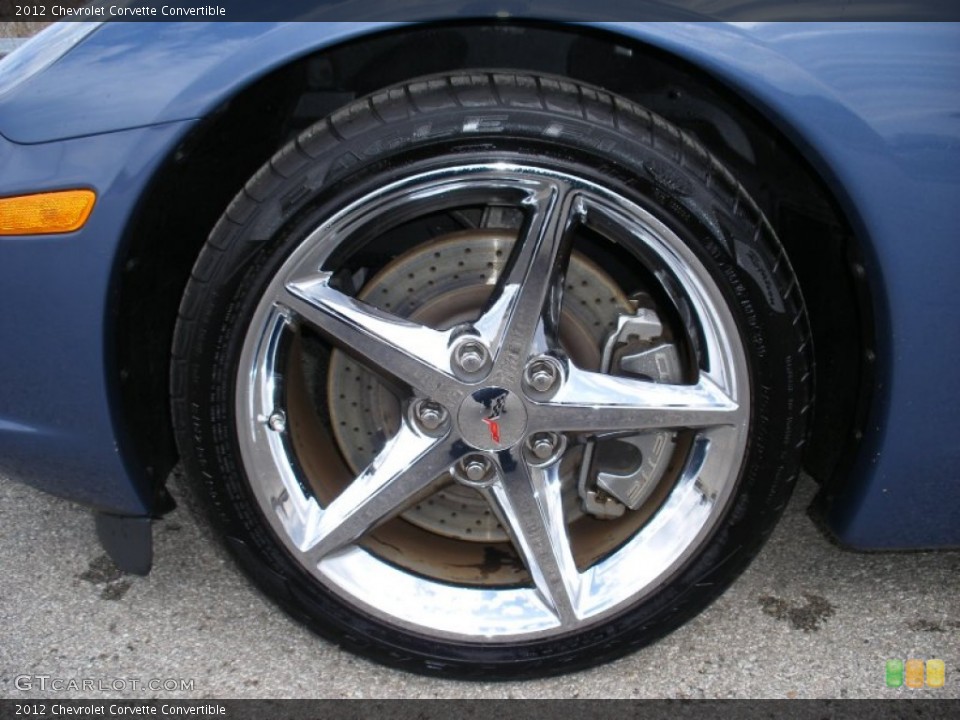 2012 Chevrolet Corvette Convertible Wheel and Tire Photo #78445007