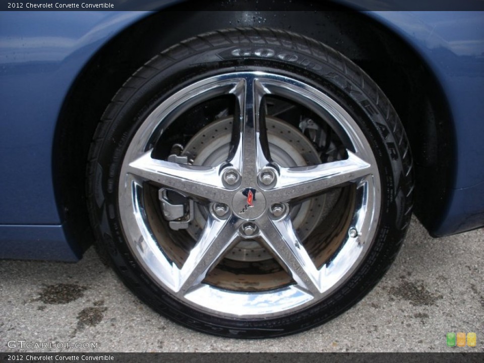 2012 Chevrolet Corvette Convertible Wheel and Tire Photo #78445025
