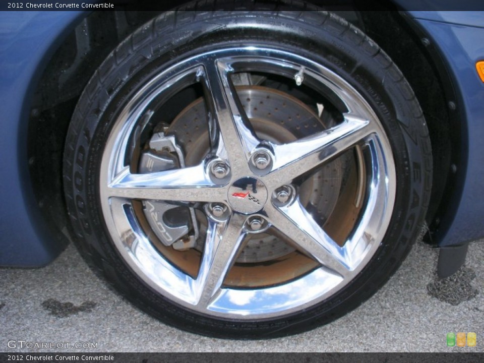 2012 Chevrolet Corvette Convertible Wheel and Tire Photo #78445040