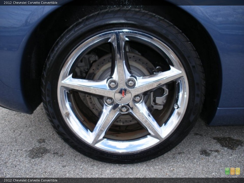 2012 Chevrolet Corvette Convertible Wheel and Tire Photo #78445056