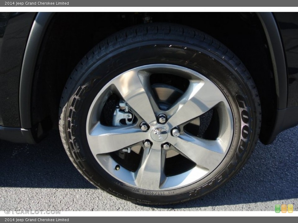 2014 Jeep Grand Cherokee Limited Wheel and Tire Photo #78446795