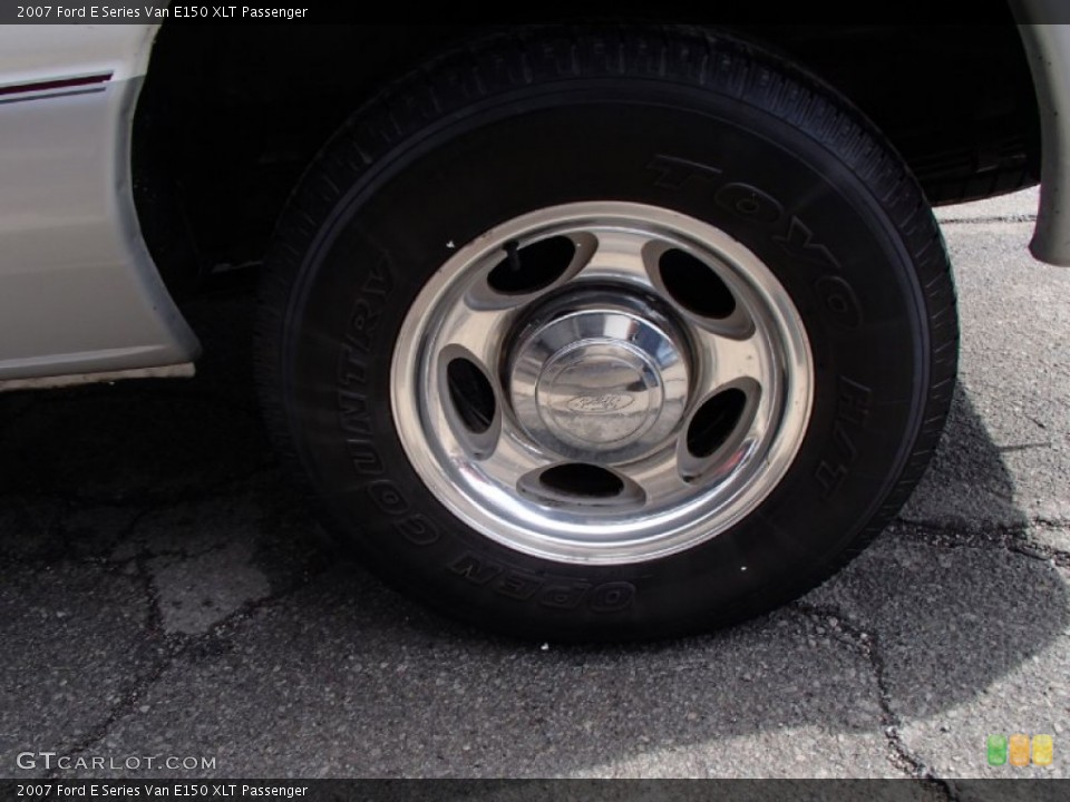 2007 Ford E Series Van E150 XLT Passenger Wheel and Tire Photo #78448997