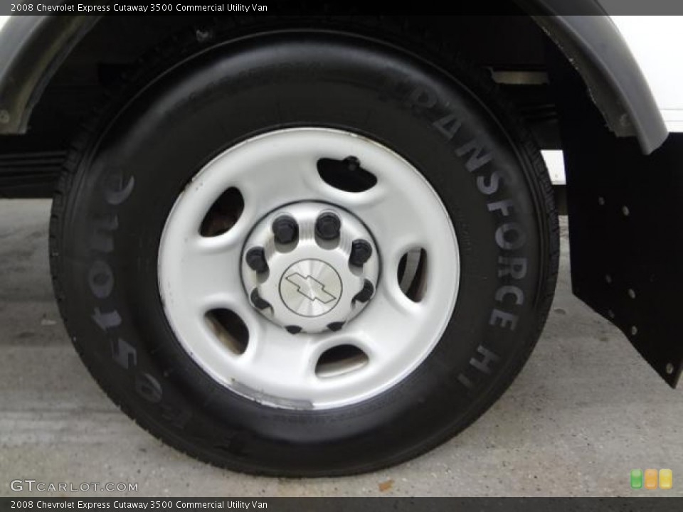 2008 Chevrolet Express Cutaway 3500 Commercial Utility Van Wheel and Tire Photo #78451658