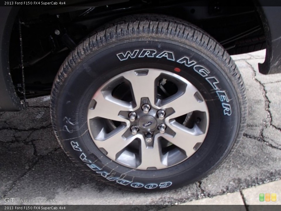 2013 Ford F150 FX4 SuperCab 4x4 Wheel and Tire Photo #78451855