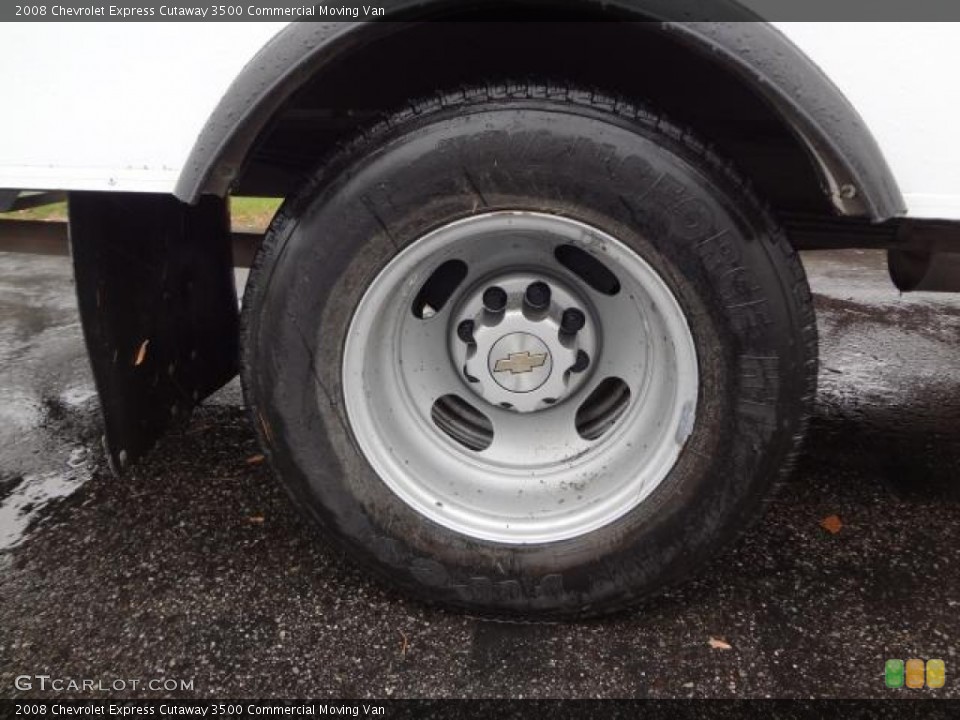 2008 Chevrolet Express Cutaway 3500 Commercial Moving Van Wheel and Tire Photo #78454085