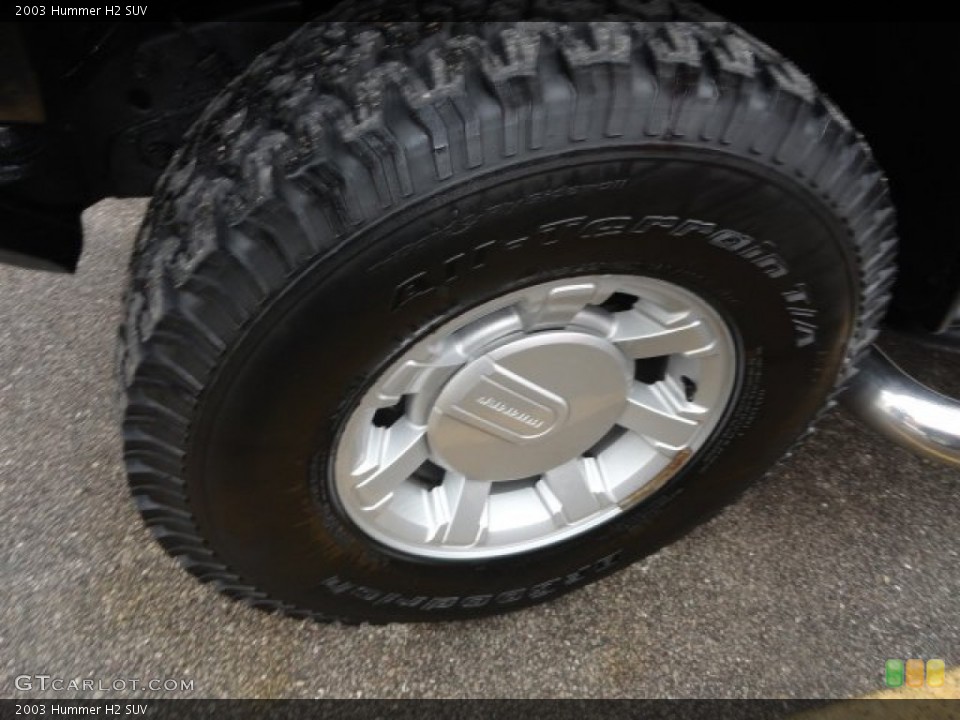 2003 Hummer H2 SUV Wheel and Tire Photo #78457551