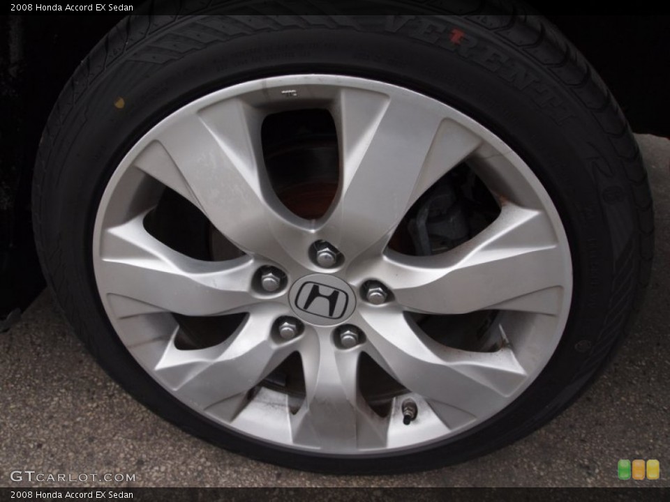2008 Honda Accord EX Sedan Wheel and Tire Photo #78463937
