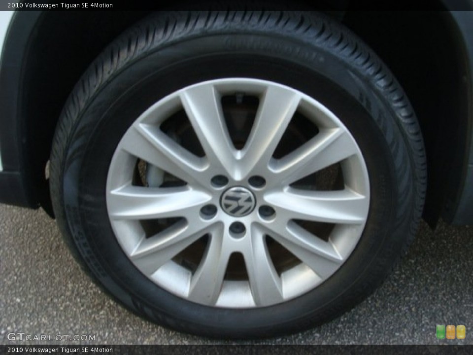2010 Volkswagen Tiguan SE 4Motion Wheel and Tire Photo #78467900