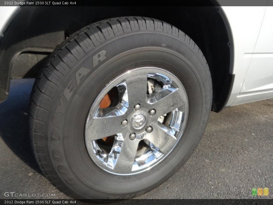 2012 Dodge Ram 1500 SLT Quad Cab 4x4 Wheel and Tire Photo #78468140