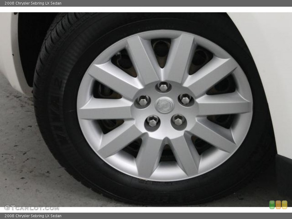 2008 Chrysler Sebring LX Sedan Wheel and Tire Photo #78469208