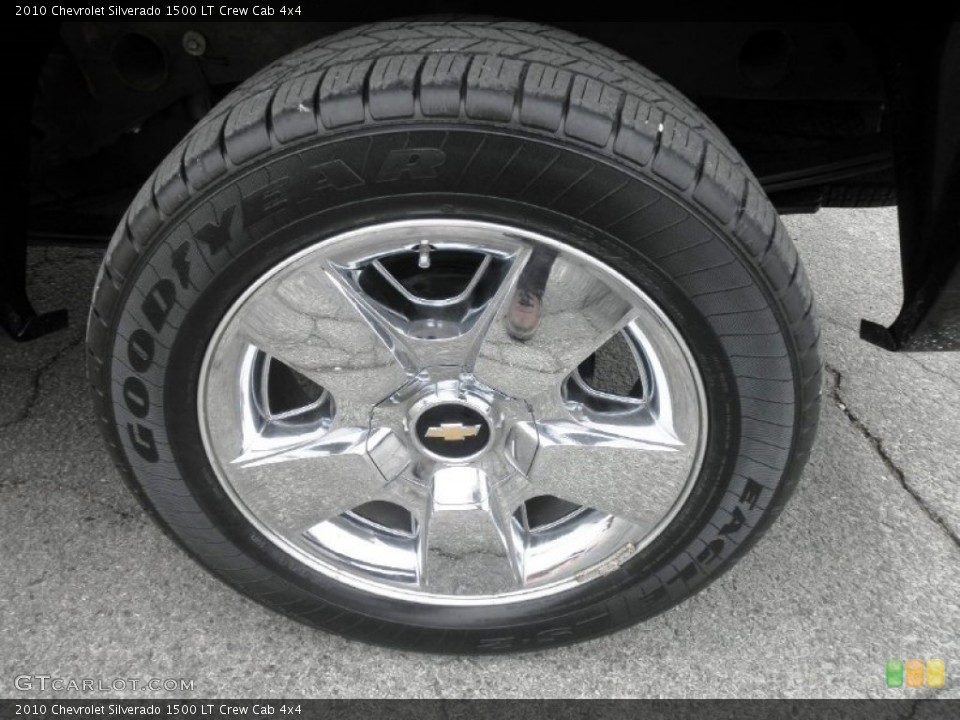 2010 Chevrolet Silverado 1500 LT Crew Cab 4x4 Wheel and Tire Photo #78469255