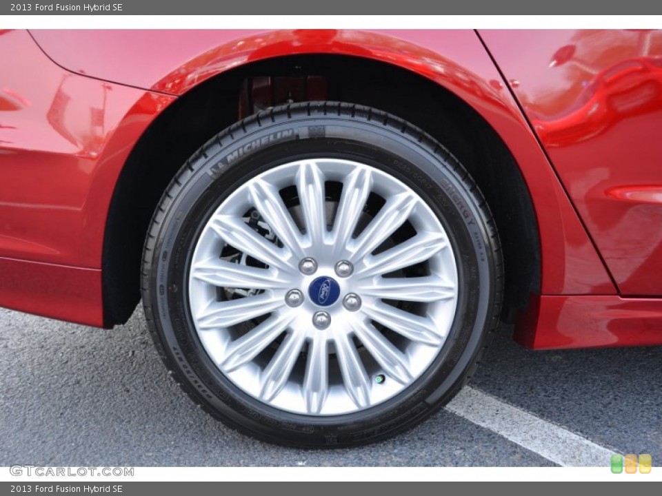 2013 Ford Fusion Hybrid SE Wheel and Tire Photo #78469559