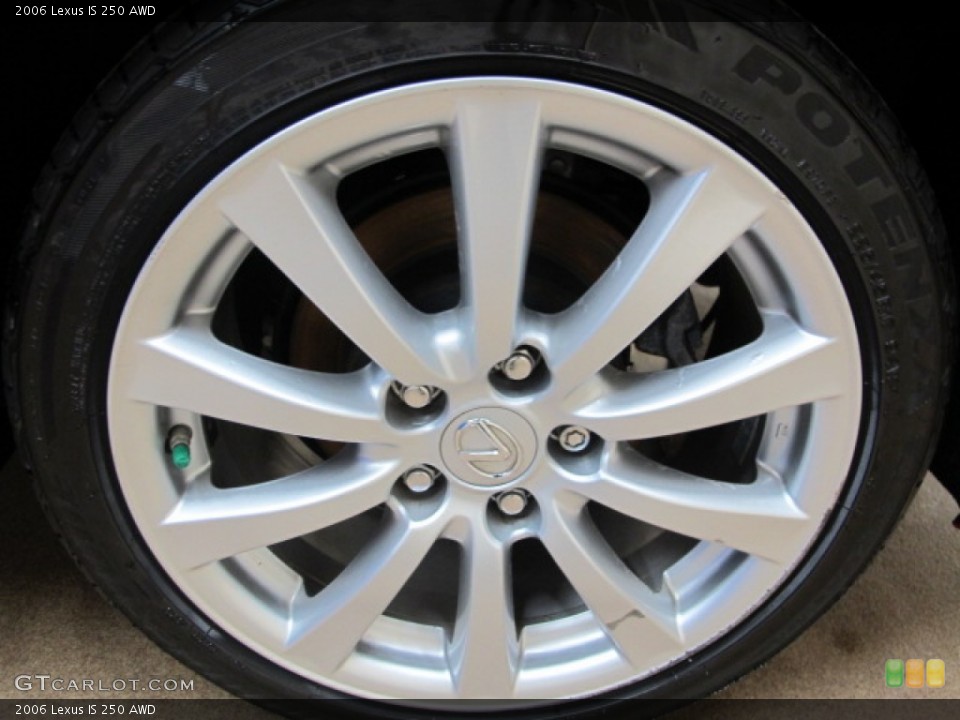 2006 Lexus IS 250 AWD Wheel and Tire Photo #78472154