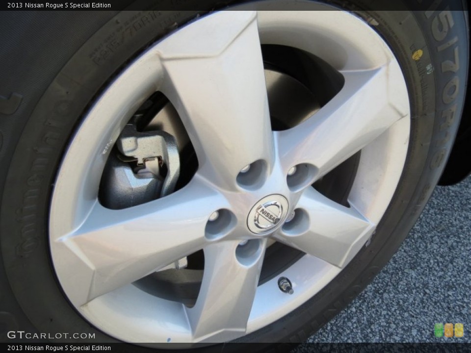 2013 Nissan Rogue S Special Edition Wheel and Tire Photo #78472589