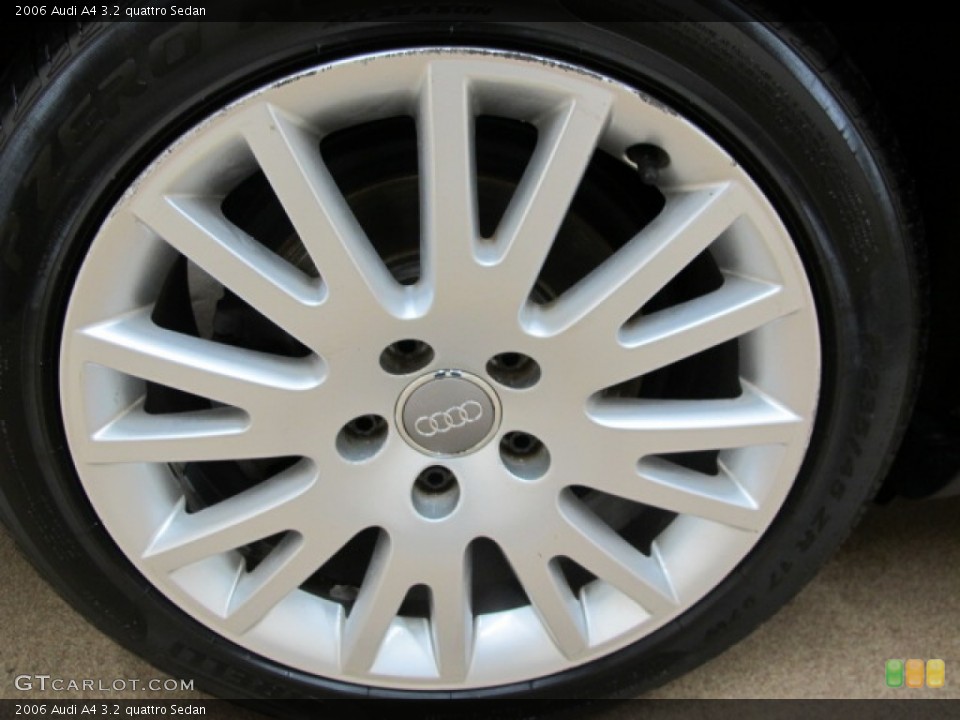 2006 Audi A4 3.2 quattro Sedan Wheel and Tire Photo #78473546